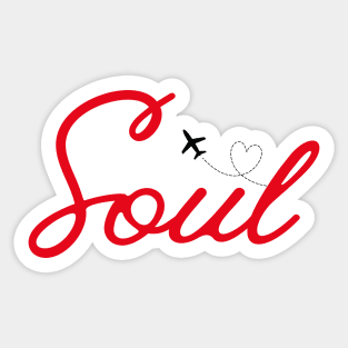 Travel lover Matching Couples Love - Soul Sticker